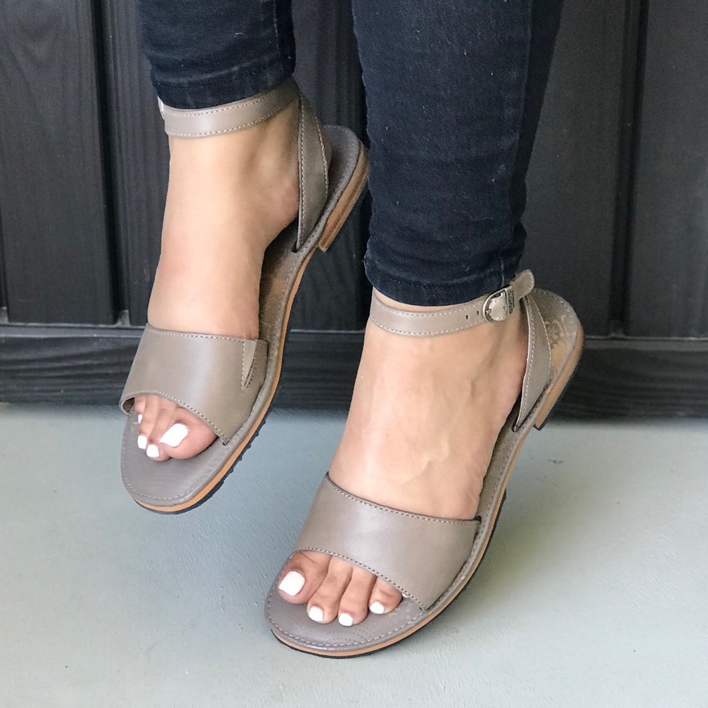 Full Grain Leather Comfortable Slingback Sandals - Picture 2 of 6